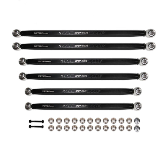 DRT Motorsports Billet Aluminum Race Series 7075 XD Hex Bar Radius Rod Set For Can Am Maverick R