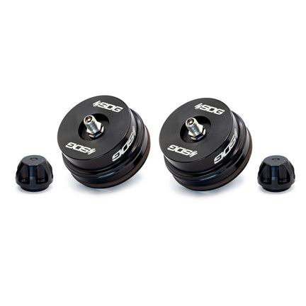 SDG Billet Aluminum 2.5" Fox Upgrade Reservoir Schrader Endcap Kit